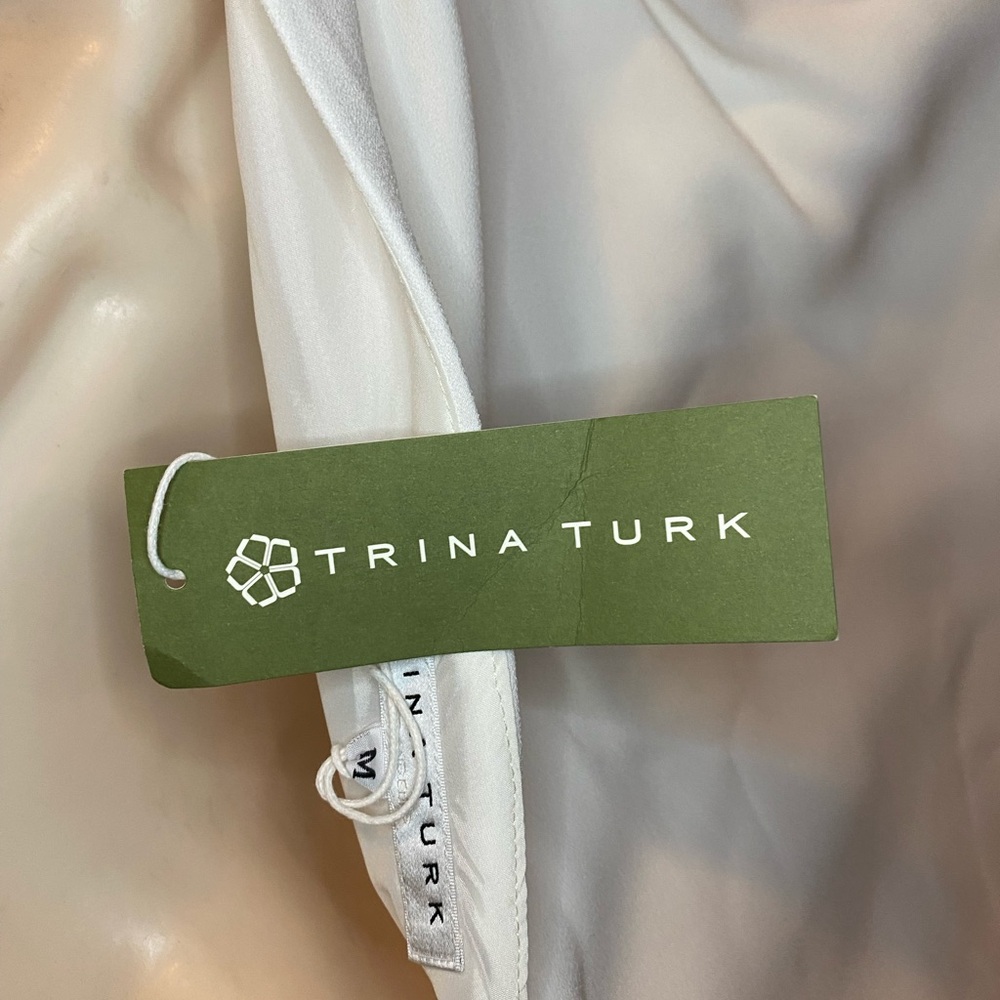 Trina Turk Tahiti Top white medium NWT - Picture 9 of 12